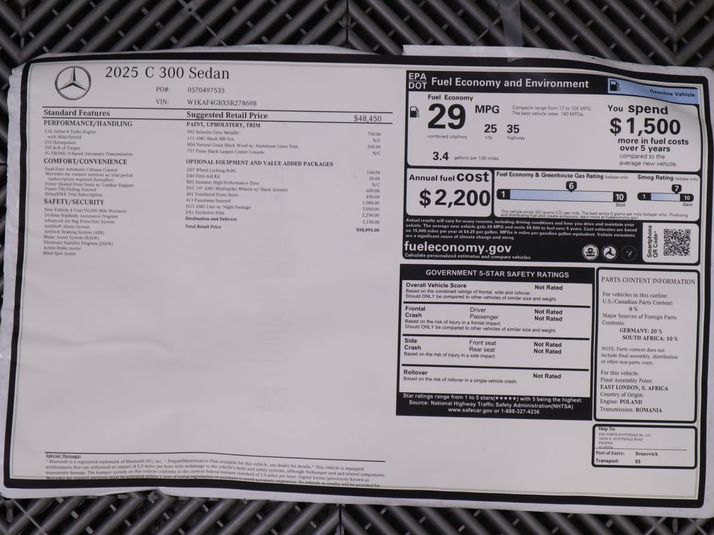 Thumbnail: 2025 Mercedes-Benz C-Class - 9