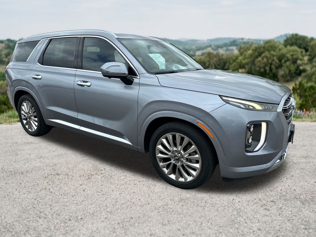 Silver 2020 Hyundai Palisade Limited FWD SUV / Crossover Front-Wheel Drive 8-Speed Automatic