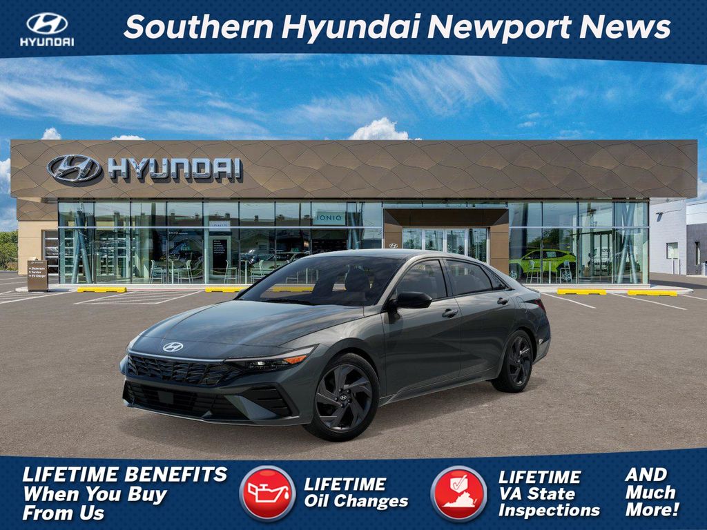 Amazon Gray 2026 Hyundai Elantra Sedan Front-Wheel Drive Continuously Variable Transmission