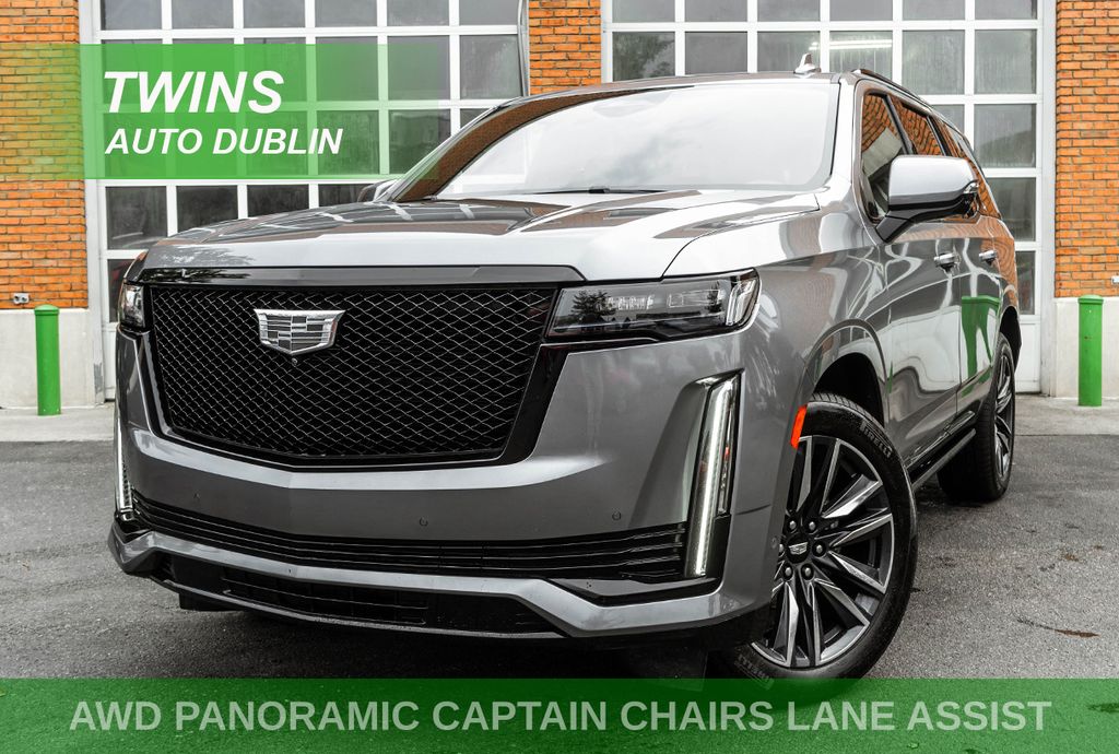 Gray (Satin Steel Metallic) 2022 Cadillac Escalade SUV / Crossover Four-Wheel Drive Automatic