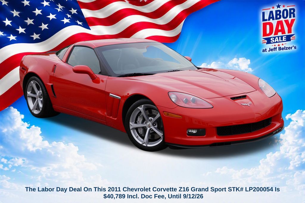 Torch Red 2011 Chevrolet Corvette Coupe Rear-Wheel Drive 6-Speed Automatic