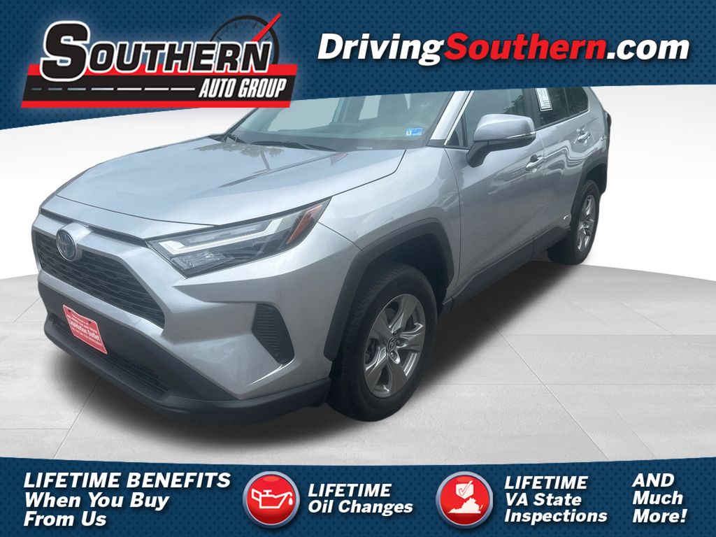 Silver Sky Metallic 2024 Toyota RAV4 Hybrid SUV / Crossover All-Wheel Drive Continuously Variable Transmission