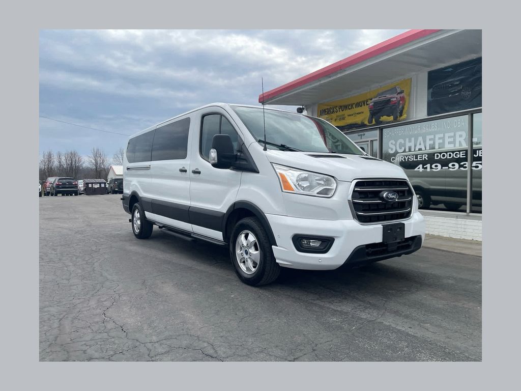 2020 Ford Transit Passenger 350 XLT Low Roof LWB RWD with Sliding Passenger-Side Door