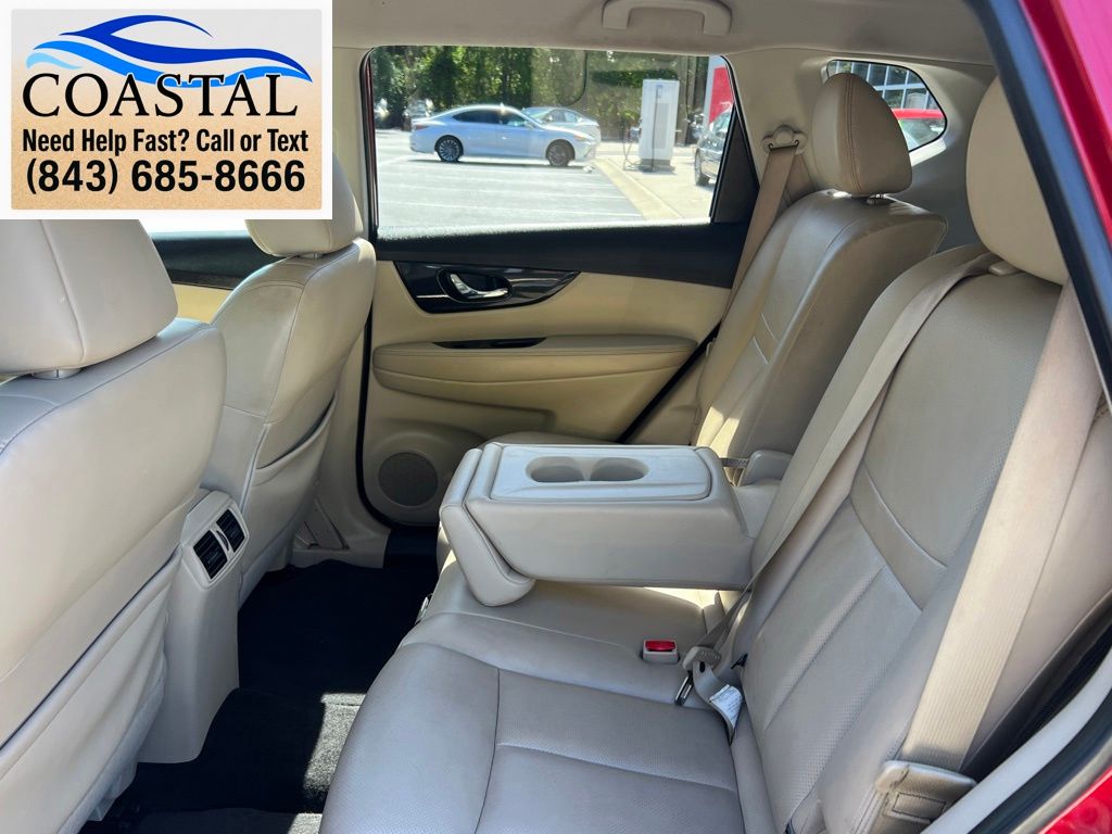 2017 Nissan Rogue SL Red at Coastal Chevrolet Cadillac