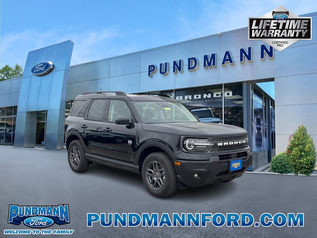 Shadow Black 2025 Ford Bronco Sport SUV / Crossover All-Wheel Drive Automatic