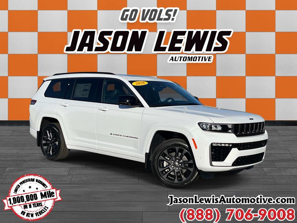 Bright White Clearcoat 2026 Jeep Grand Cherokee L SUV / Crossover Four-Wheel Drive 8-Speed Automatic
