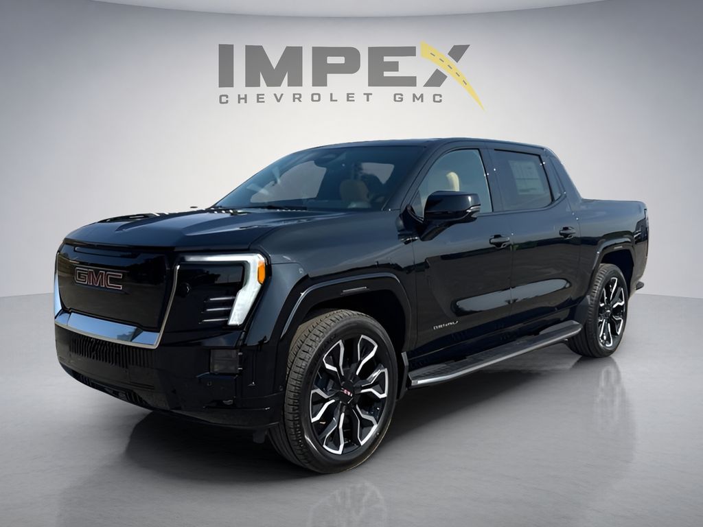 Onyx Black 2026 GMC Sierra EV Pickup Truck All-Wheel Drive 1-Speed Automatic