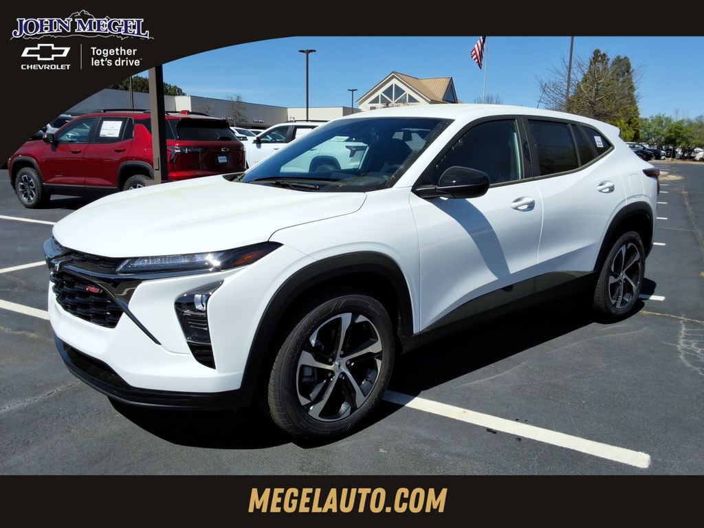 Summit White 2026 Chevrolet Trax RS with 1RS FWD SUV / Crossover Front-Wheel Drive 6-Speed Automatic