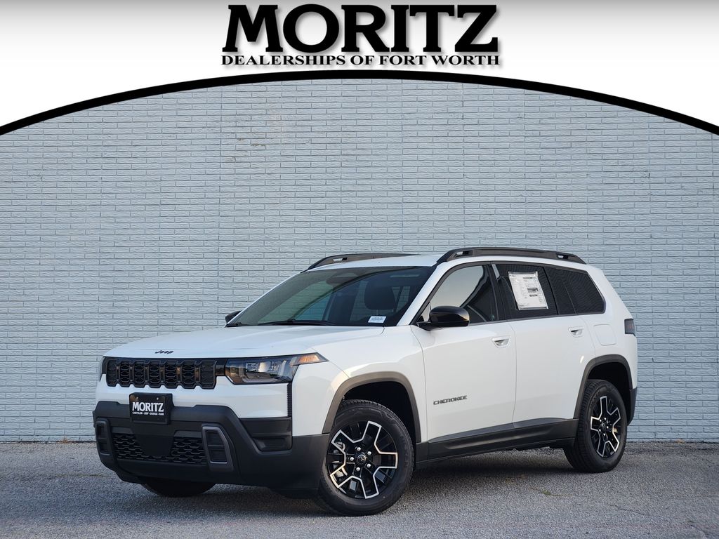 Bright White Clearcoat 2026 Jeep Cherokee SUV / Crossover Four-Wheel Drive Continuously Variable Transmission