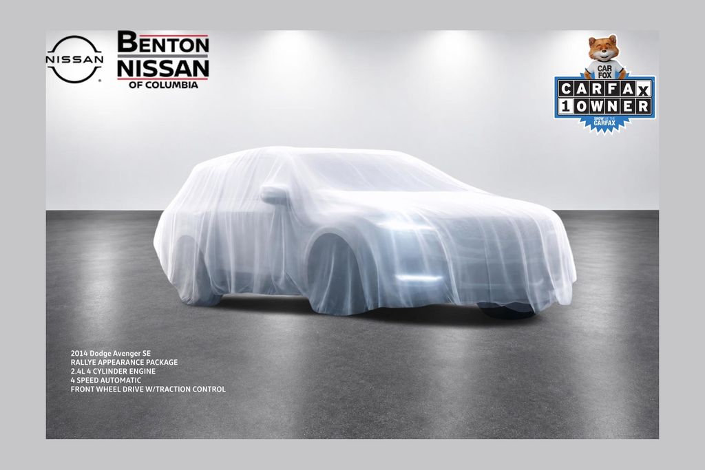 Bright White Clearcoat 2014 Dodge Avenger Sedan Front-Wheel Drive 4-Speed Automatic