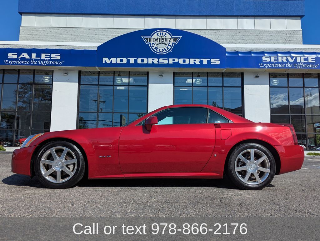 Red (Crimson Pearl) 2004 Cadillac XLR Convertible Rear-Wheel Drive 5-Speed Automatic Overdrive