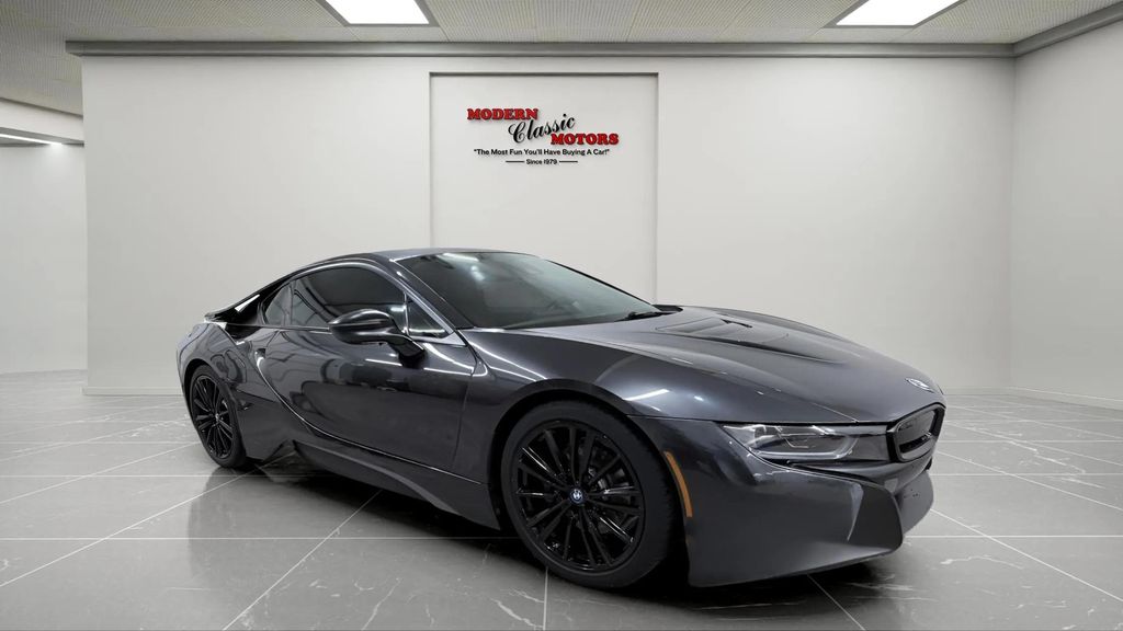Gray Metallic 2019 BMW i8 Coupe All-Wheel Drive Automatic