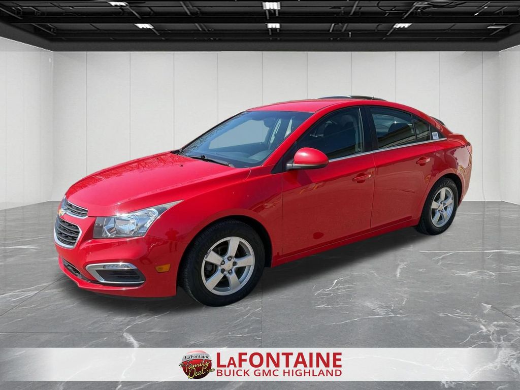 Red 2016 Chevrolet Cruze Limited 1LT FWD Sedan Front-Wheel Drive 6-Speed Automatic Overdrive