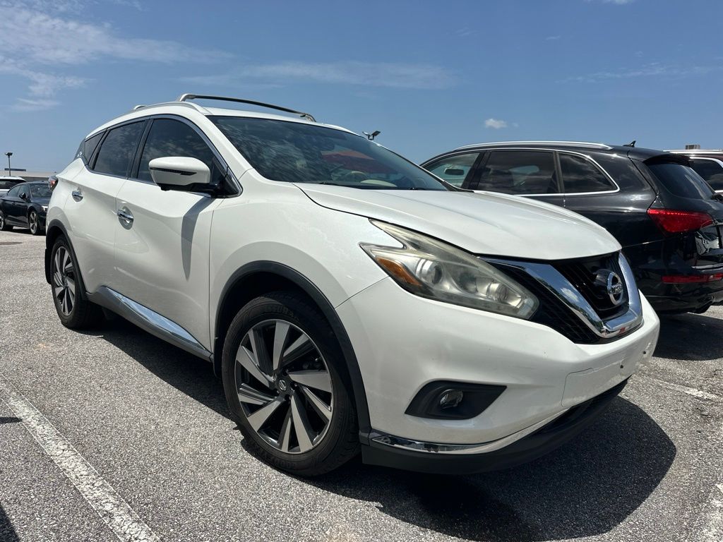 Pearl White 2018 Nissan Murano SUV / Crossover Front-Wheel Drive Continuously Variable Transmission