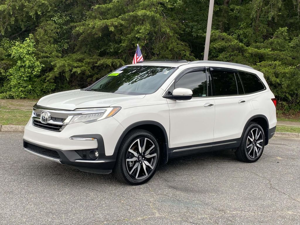 Red 2022 Honda Pilot Elite AWD SUV / Crossover All-Wheel Drive 9-Speed Automatic