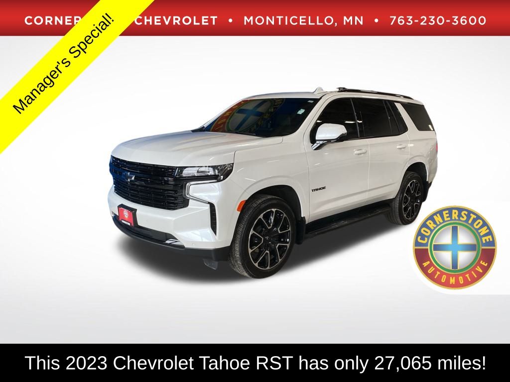 White 2023 Chevrolet Tahoe RST 4WD SUV / Crossover Four-Wheel Drive