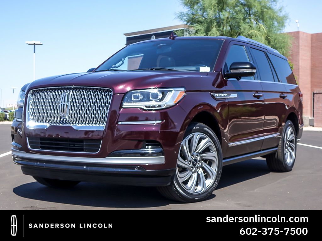 Diamond Red Tri-Coat 2023 Lincoln Navigator SUV / Crossover Four-Wheel Drive Automatic