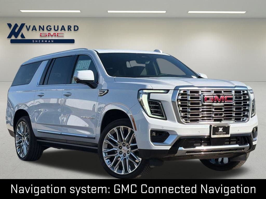 Glacier White Tricoat 2026 GMC Yukon XL Denali 4WD SUV / Crossover Four-Wheel Drive 