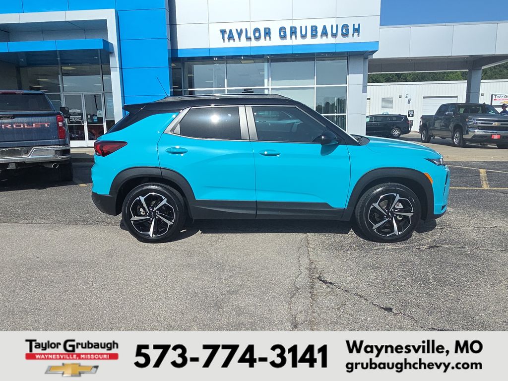 Oasis Blue 2022 Chevrolet Trailblazer SUV / Crossover Four-Wheel Drive 9-Speed Automatic