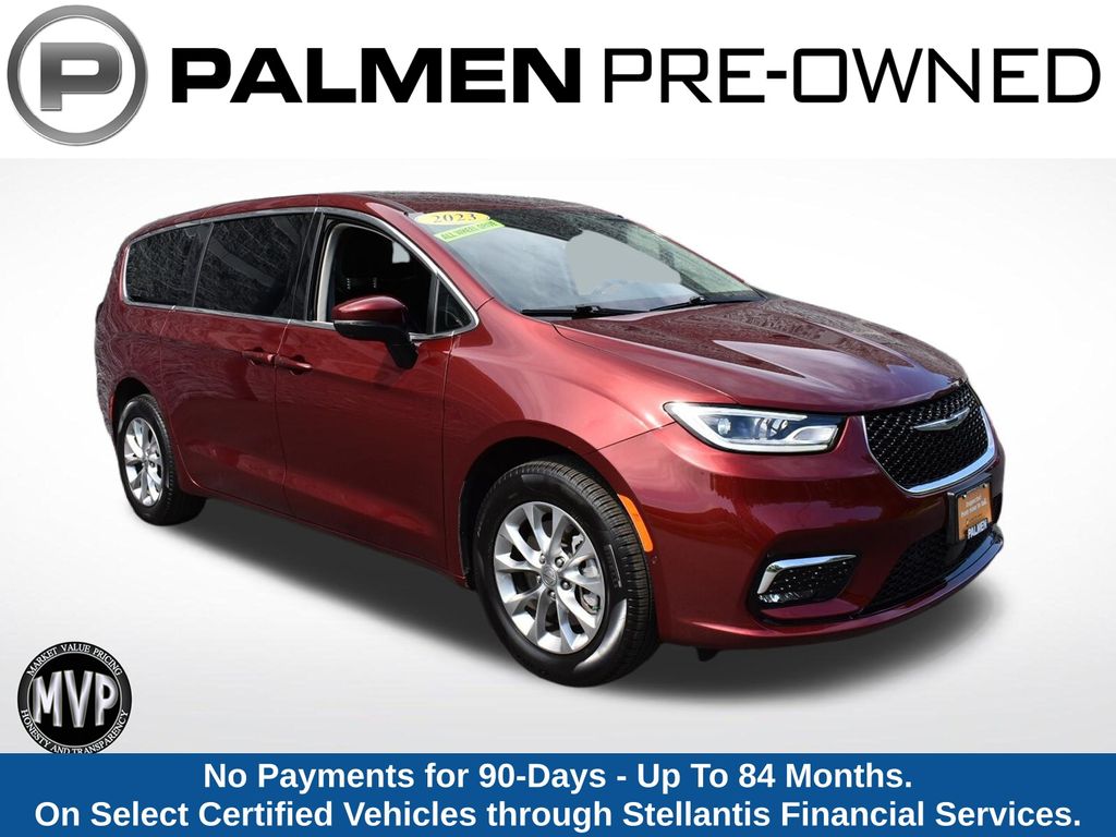 Velvet Red Pearlcoat 2023 Chrysler Pacifica Minivan All-Wheel Drive 9-Speed Automatic