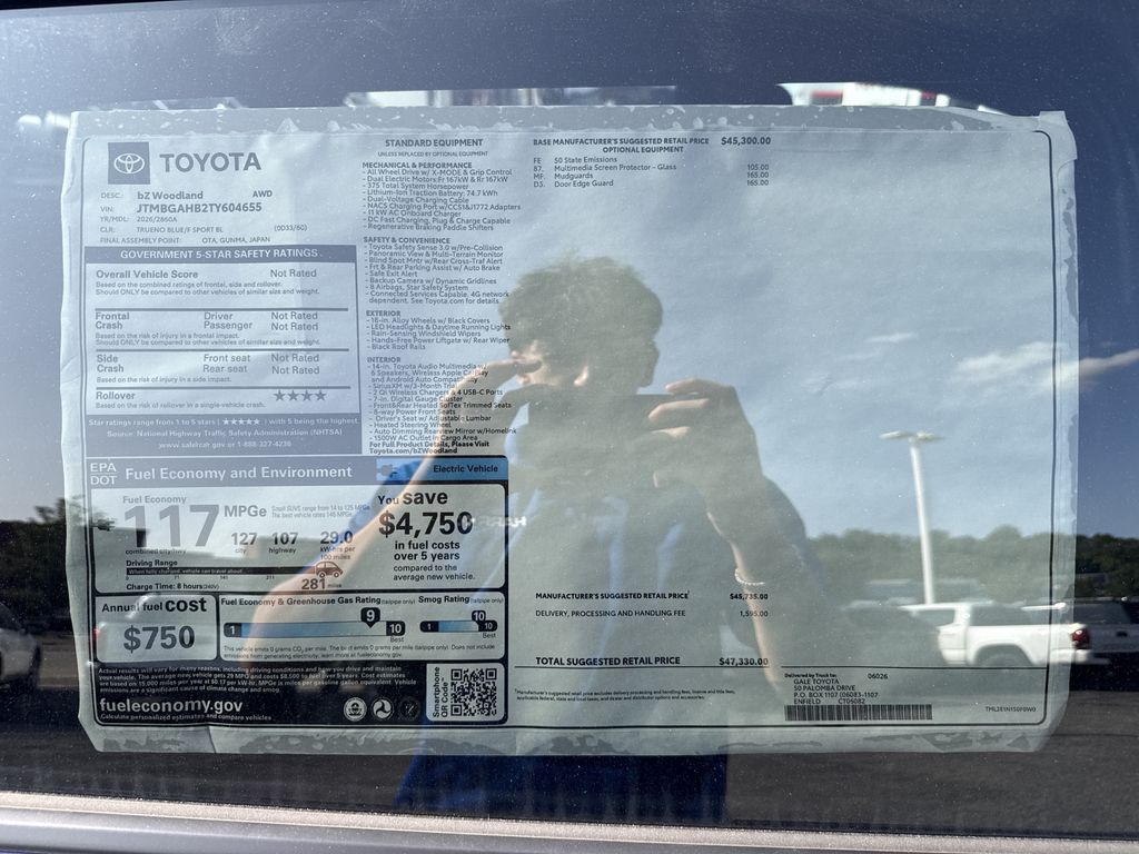 New 2026 Toyota bZ Woodland Sedan