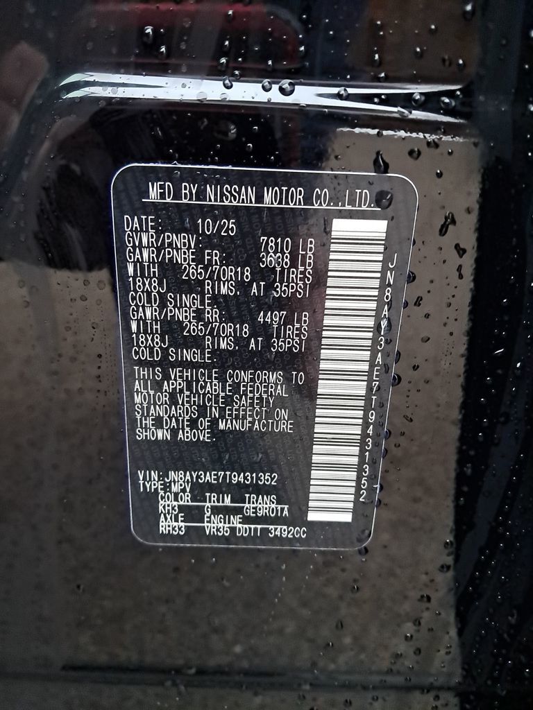 2026 Nissan Armada SV Black at John Sisson Motors