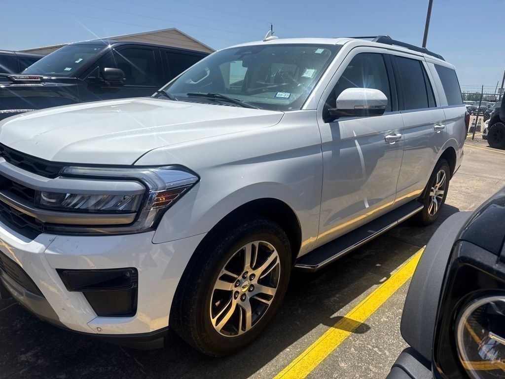 2023 Ford Expedition XLT White at AutoSavvy Houston Northwest