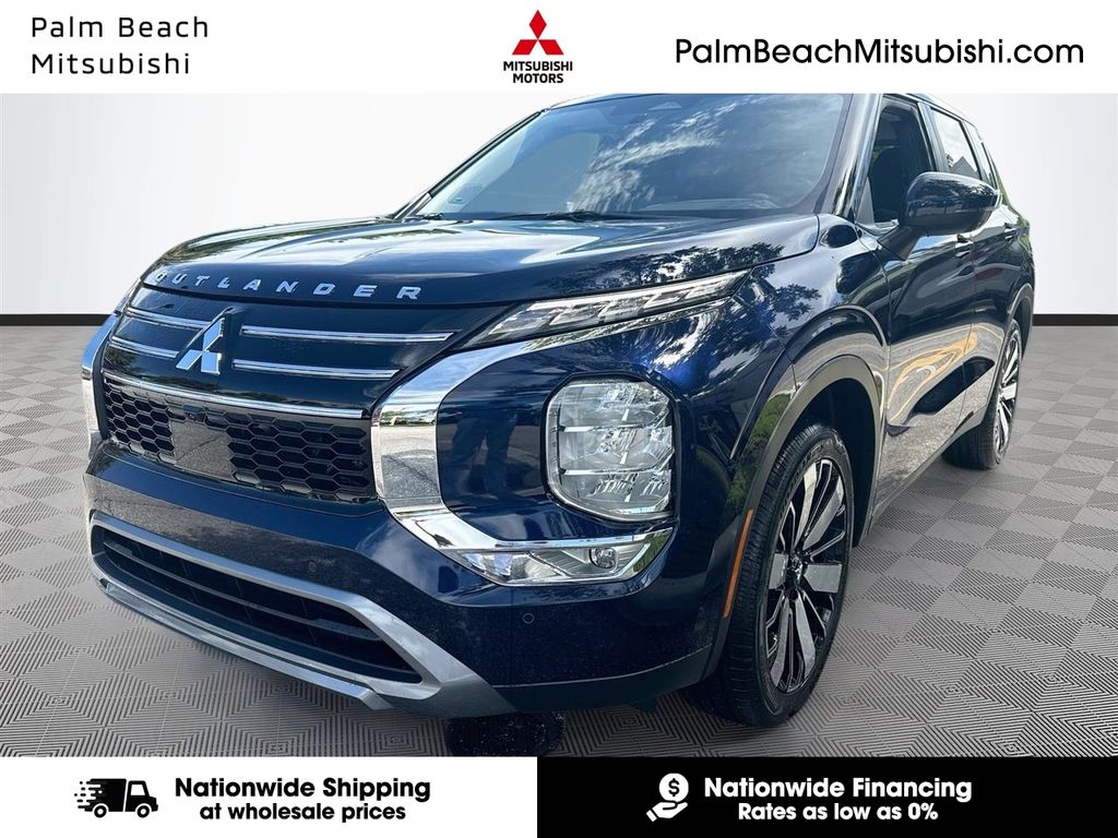 Blue 2026 Mitsubishi Outlander SUV / Crossover Front-Wheel Drive Continuously Variable Transmission
