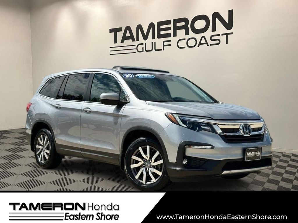 Lunar Silver Metallic 2020 Honda Pilot EX-L FWD SUV / Crossover Front-Wheel Drive 6-Speed Automatic