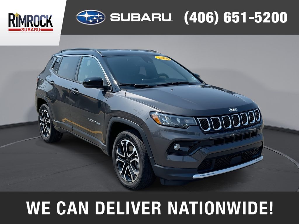 Gray 2024 Jeep Compass SUV / Crossover Four-Wheel Drive 8-Speed Automatic