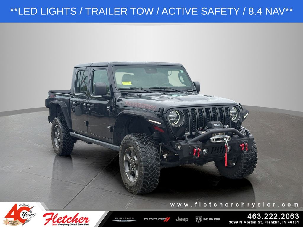 Black Clearcoat 2020 Jeep Gladiator Pickup Truck Four-Wheel Drive 8-Speed Automatic
