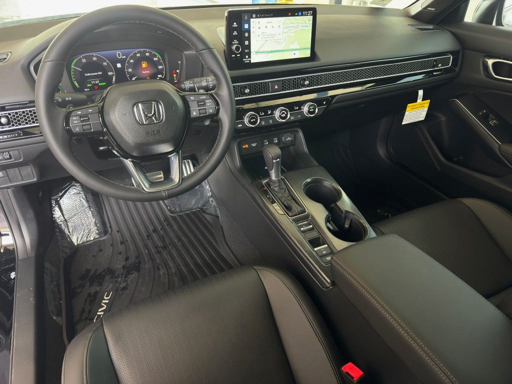2026 Honda Civic Hybrid Sport Touring Black at Bayshore Chrysler Jeep Dodge Ram