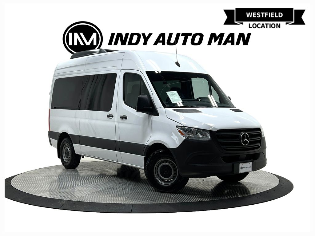 Arctic White 2024 Mercedes-Benz Sprinter Van Rear-Wheel Drive 9-Speed Automatic