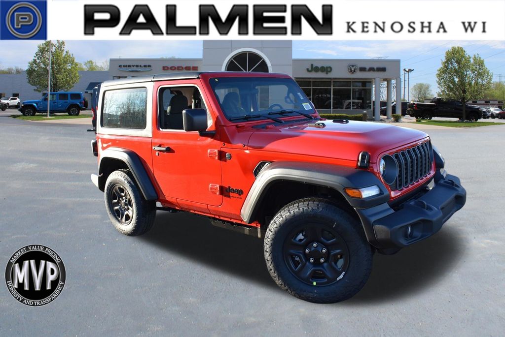 Firecracker Red Clearcoat 2026 Jeep Wrangler SUV / Crossover Four-Wheel Drive 8-Speed Automatic