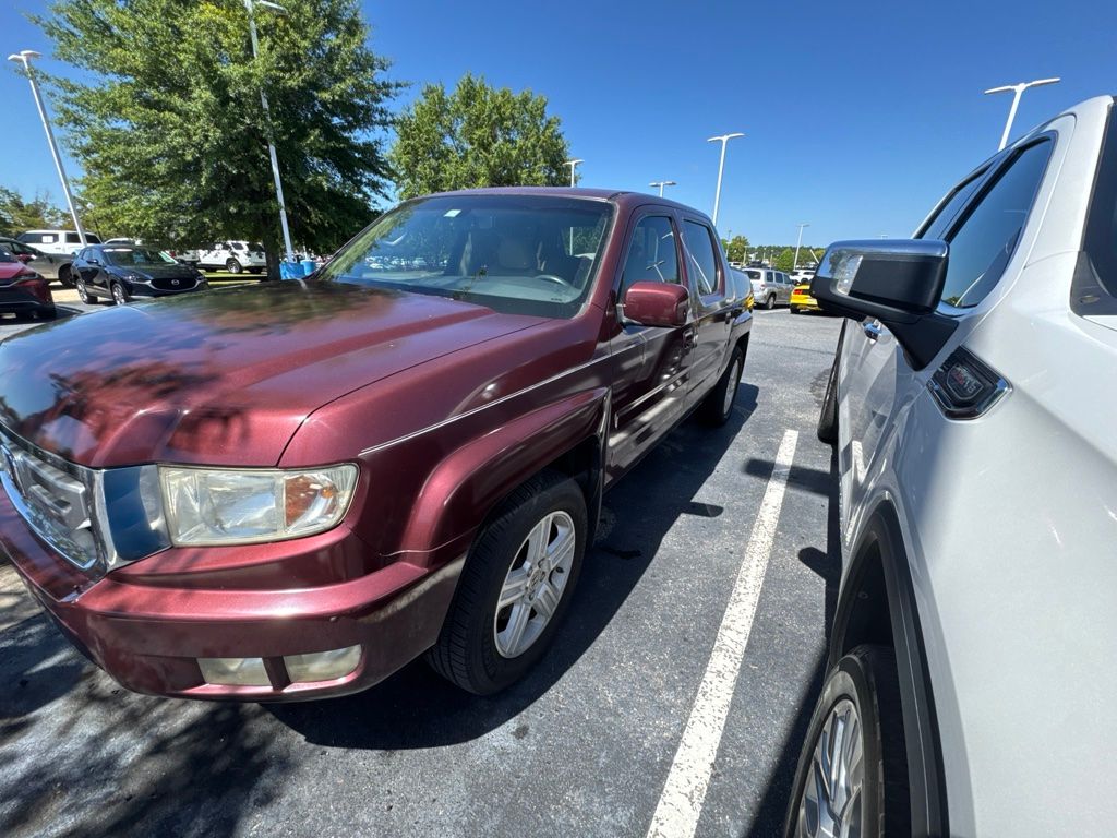 Dark Cherry Pearl 2009 Honda Ridgeline Pickup Truck Four-Wheel Drive 5-Speed Automatic