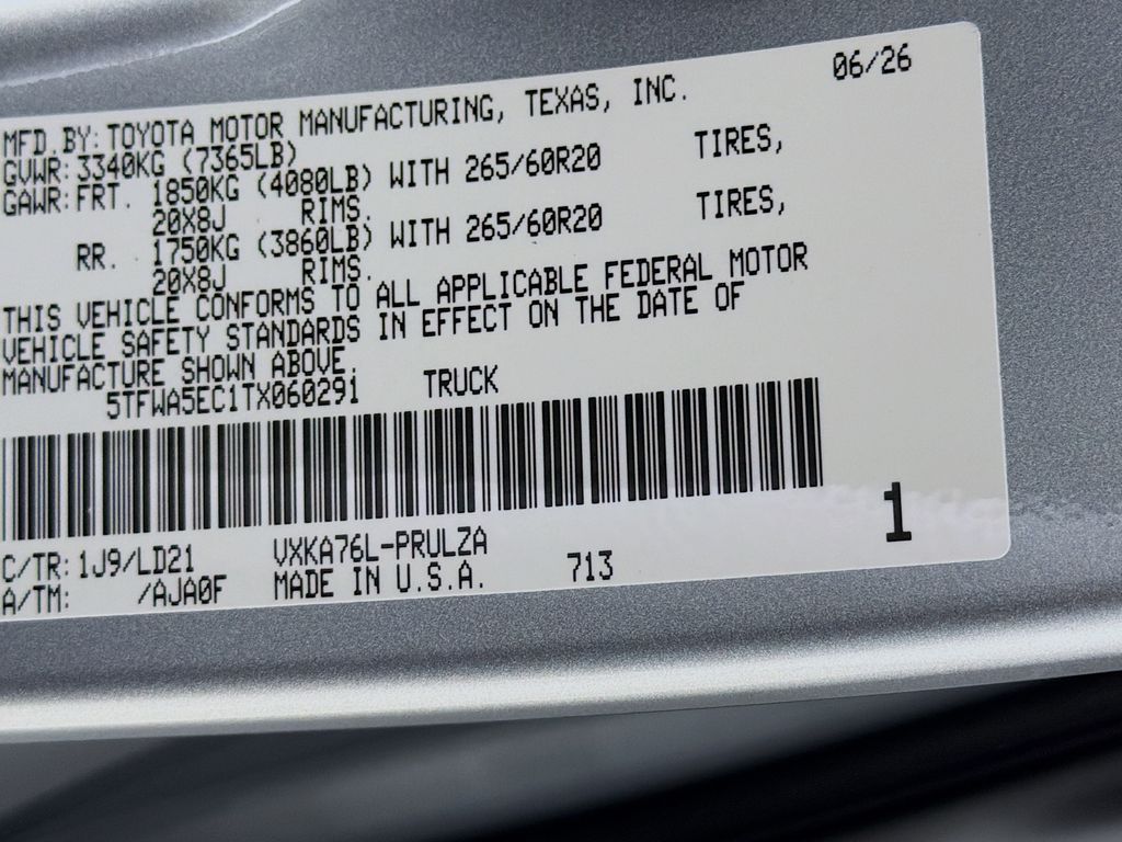 New 2026 Toyota Tundra Truck