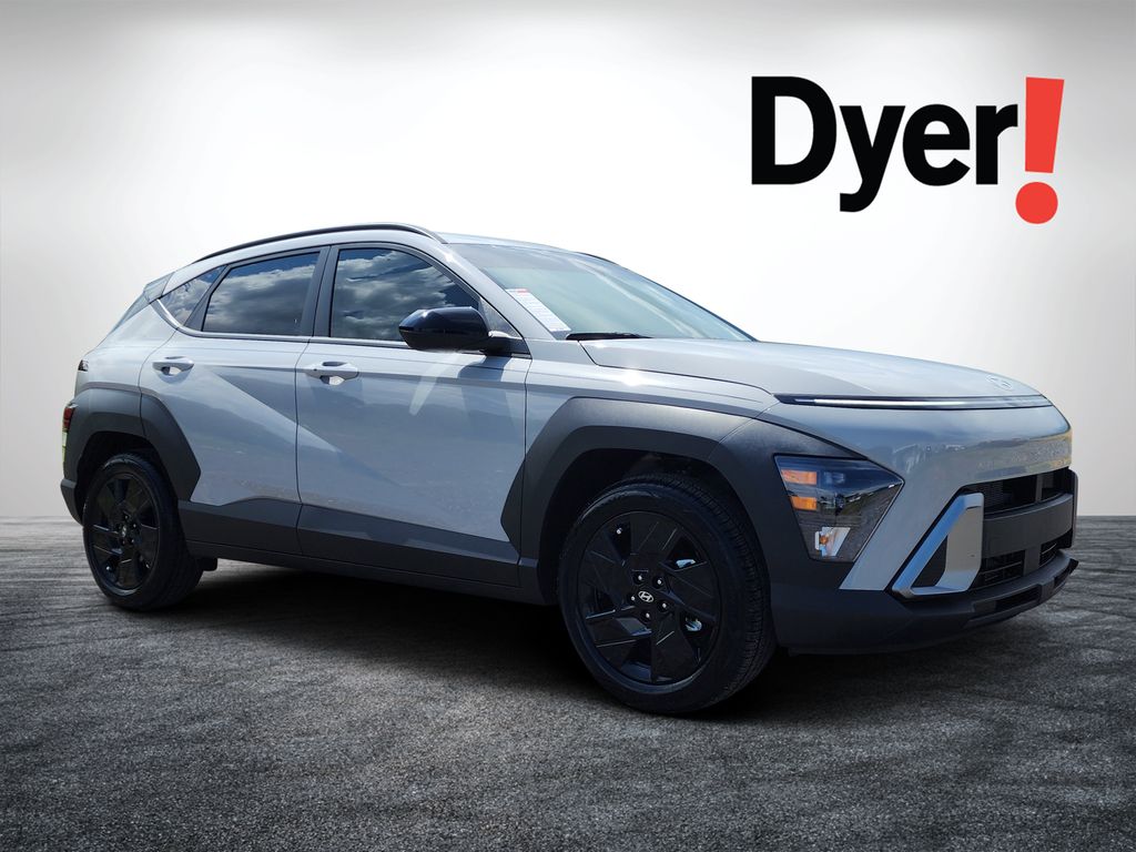 Cyber Gray Metallic 2026 Hyundai Kona SUV / Crossover Front-Wheel Drive Continuously Variable Transmission