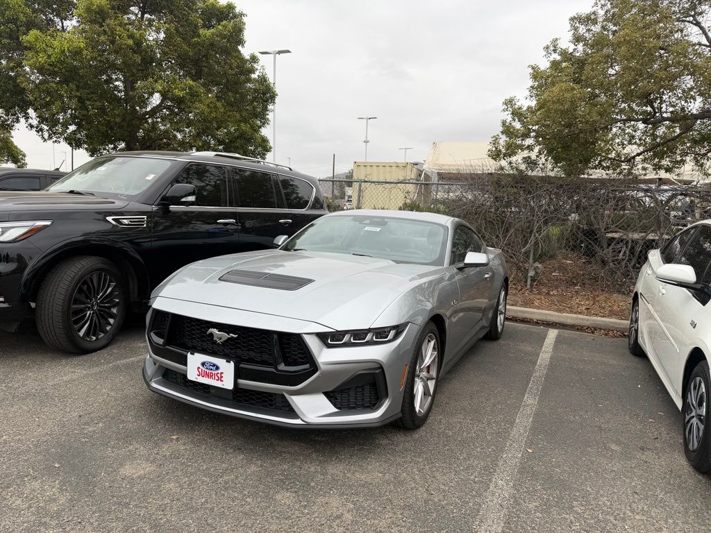 Silver Metallic 2024 Ford Mustang Coupe Rear-Wheel Drive Automatic