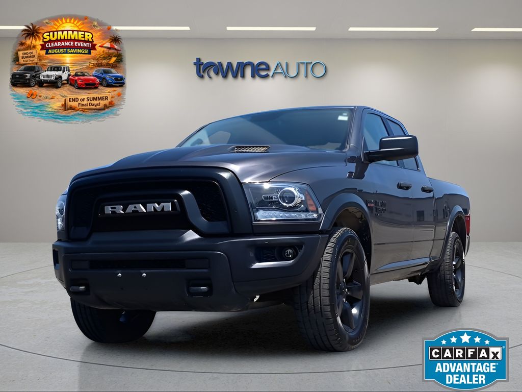 Gray (Granite Crystal Metallic Clearcoat) 2020 RAM 1500 Pickup Truck Four-Wheel Drive 8-Speed Automatic