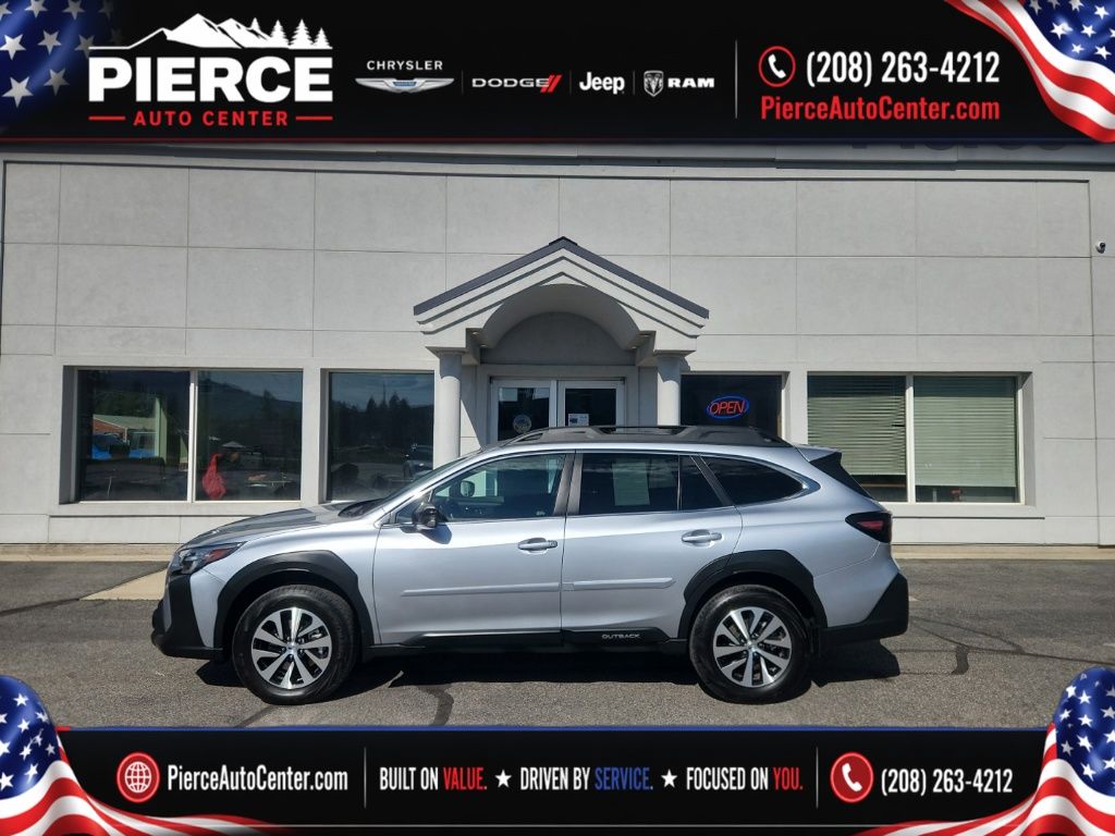 Ice Silver Metallic 2025 Subaru Outback Premium AWD SUV / Crossover All-Wheel Drive Continuously Variable Transmission