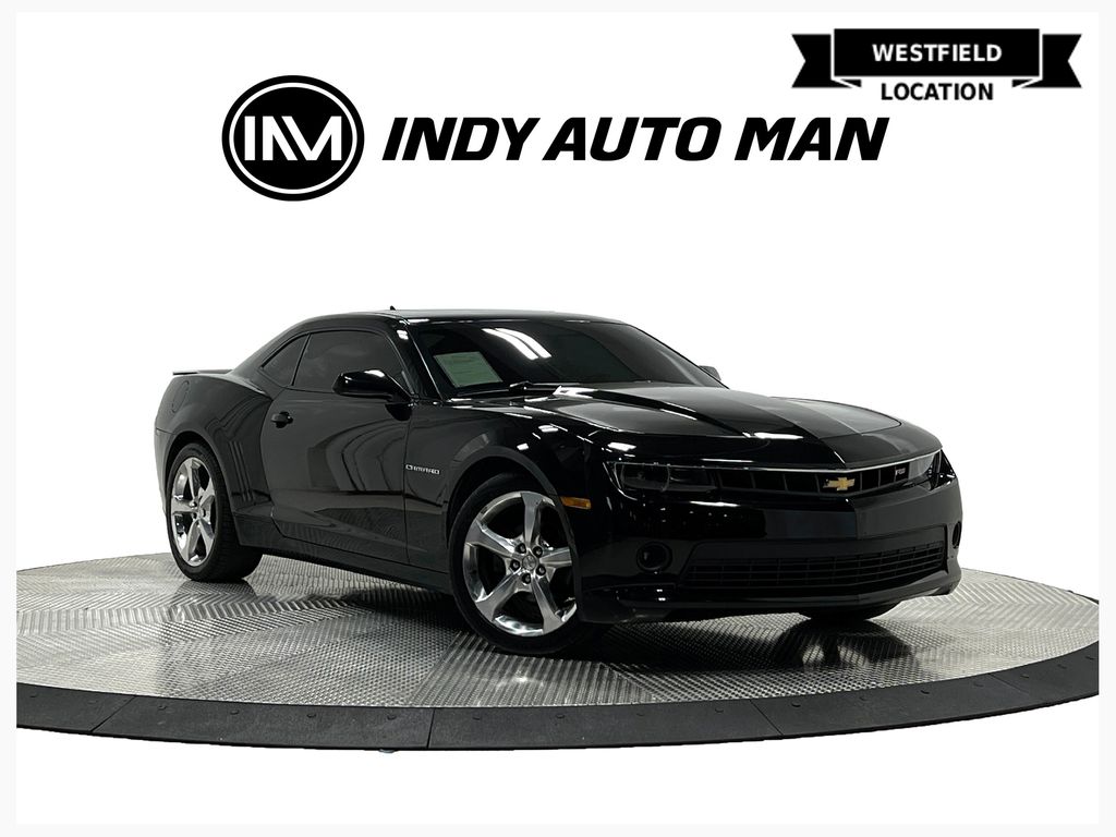 Black 2015 Chevrolet Camaro Coupe Rear-Wheel Drive 6-Speed Automatic