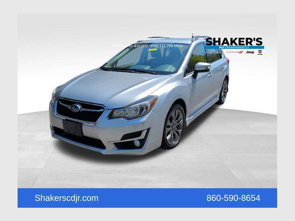Ice Silver Metallic 2015 Subaru Impreza 2.0i Sport Premium Hatchback Hatchback All-Wheel Drive Continuously Variable Transmission
