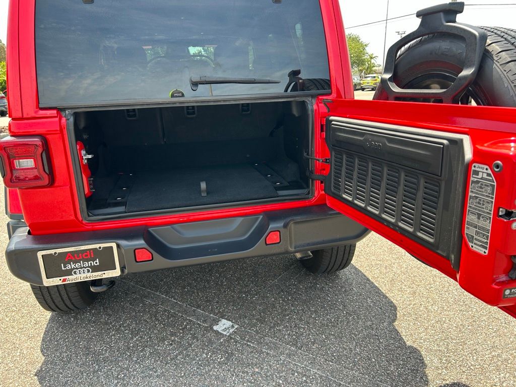 Used 2025 Firecracker Red Clearcoat Jeep Sahara 4xe image 52