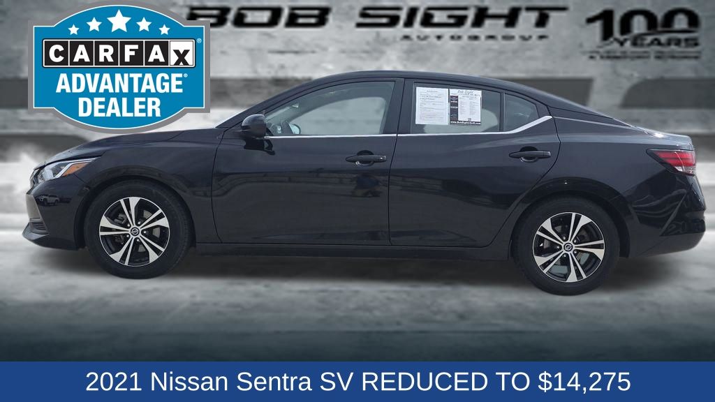 Used 2021 Nissan Sentra SV with VIN 3N1AB8CV6MY213702 for sale in Kansas City