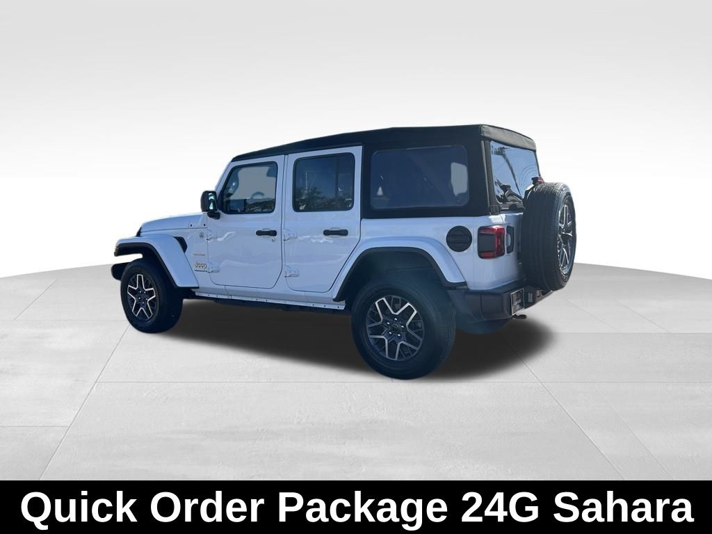 Used 2024 White Jeep Sahara image 3