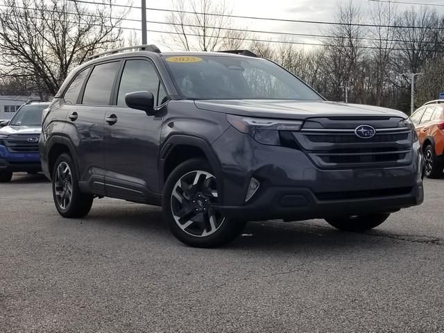 Gray 2025 Subaru Forester Hybrid Premium AWD SUV / Crossover All-Wheel Drive Continuously Variable Transmission