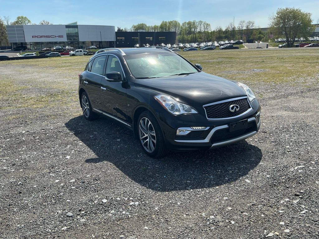 Black Obsidian 2017 INFINITI QX50 AWD SUV / Crossover All-Wheel Drive 7-Speed Automatic