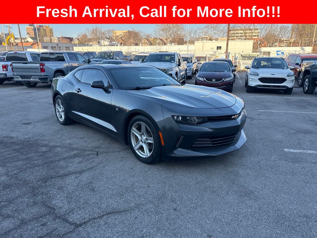 Nightfall Gray Metallic 2018 Chevrolet Camaro 1LT Coupe RWD Coupe Rear-Wheel Drive 8-Speed Automatic