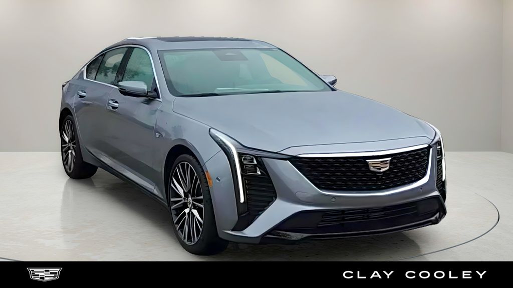 Silver Metallic 2025 Cadillac CT5 Sedan Rear-Wheel Drive Automatic