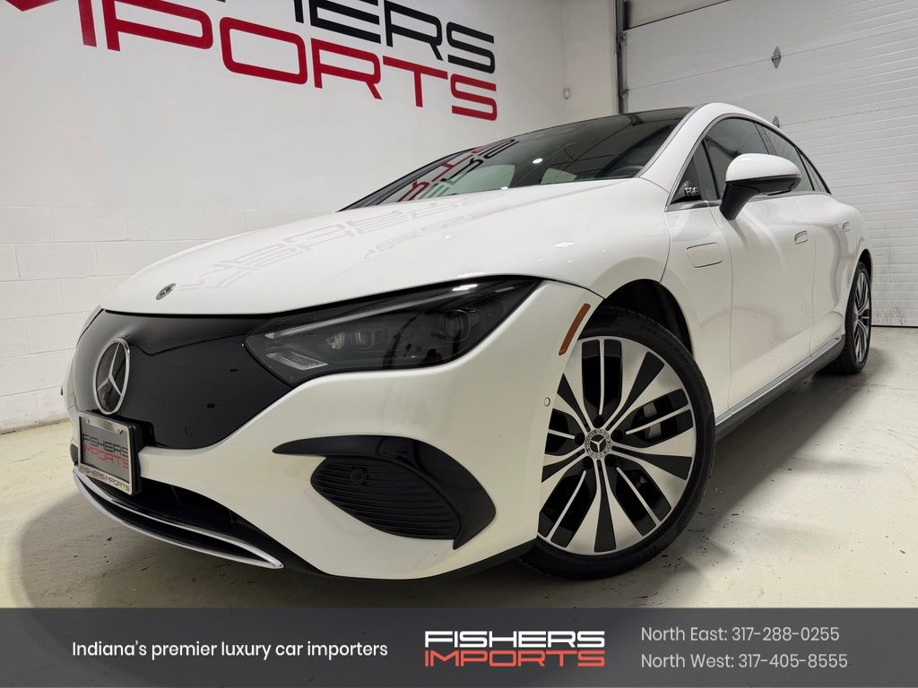 White 2023 Mercedes-Benz EQE Sedan All-Wheel Drive 1-Speed Automatic